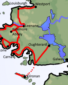 guided bicycle tour in connemara